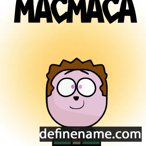 cartoon of the name Mcnamara