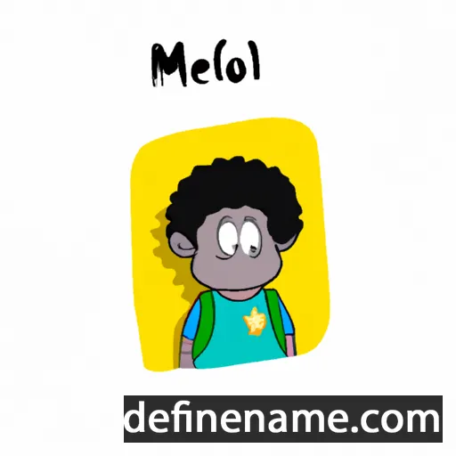 cartoon of the name Méloir