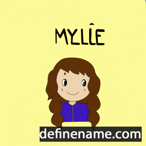 Mélyne cartoon