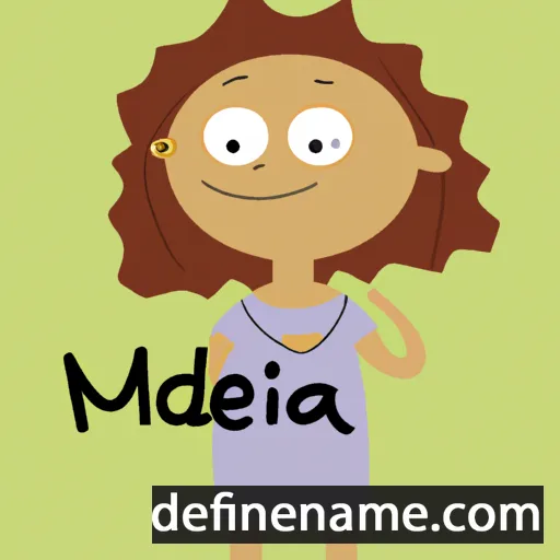 cartoon of the name Medeja