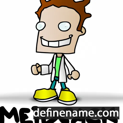 cartoon of the name Medrick