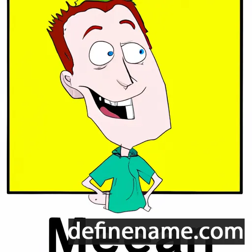 cartoon of the name Meehan