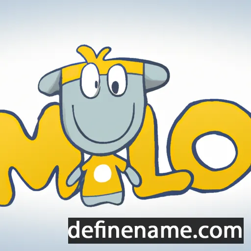 cartoon of the name Meelo