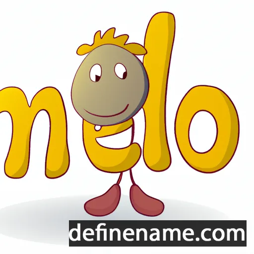 cartoon of the name Meelo