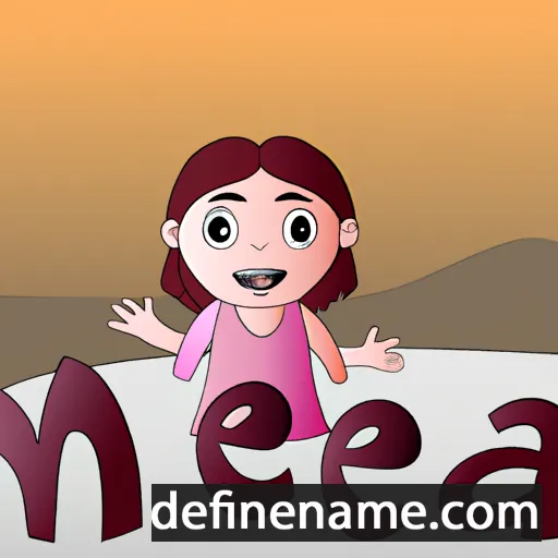 cartoon of the name Meena