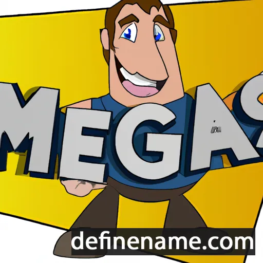 cartoon of the name Megas