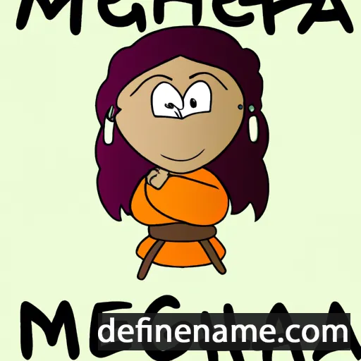 cartoon of the name Meghmala