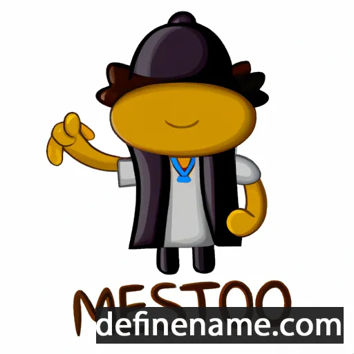 cartoon of the name Megisto