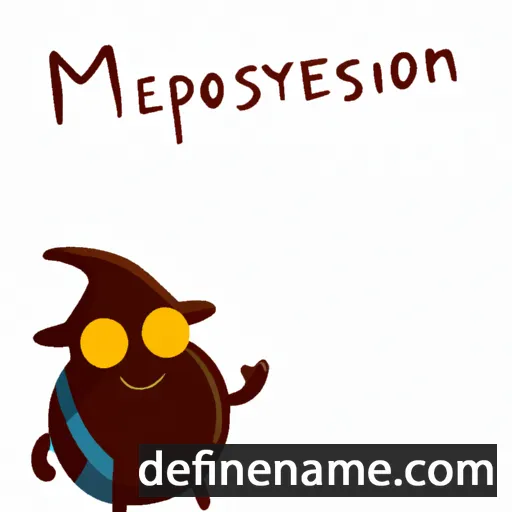 cartoon of the name Megistodotos