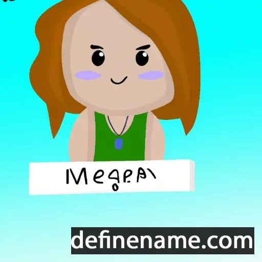 cartoon of the name Megyn