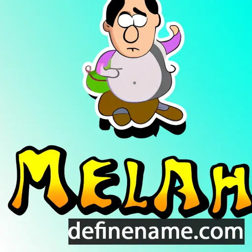 cartoon of the name Mehal