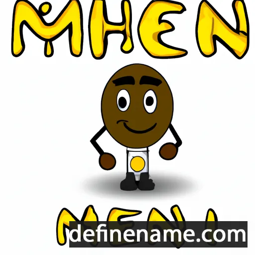 cartoon of the name Meheñ