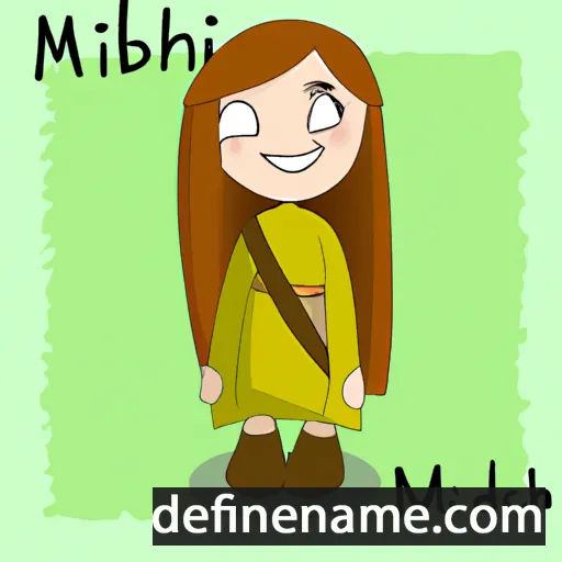 Meidhbhín cartoon