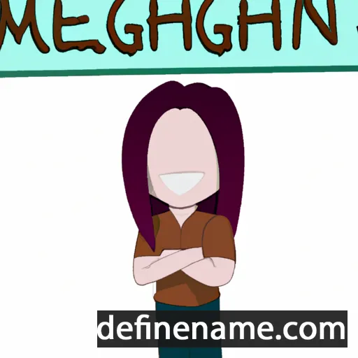 cartoon of the name Meighan