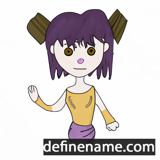 cartoon of the name Meiju