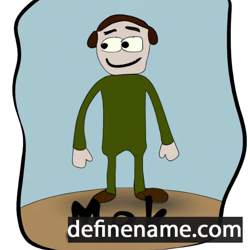 cartoon of the name Meik