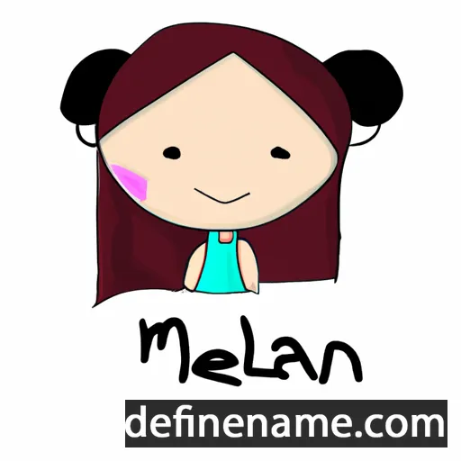 cartoon of the name Meilan