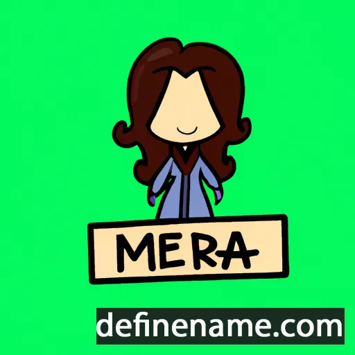 Meirah cartoon