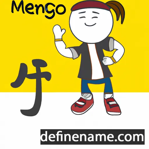 cartoon of the name Meisong