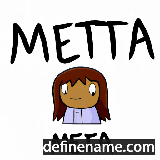 cartoon of the name Meita