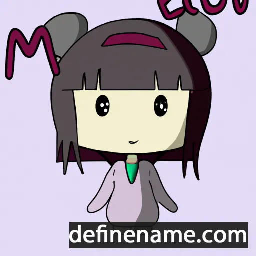 cartoon of the name Meiyu