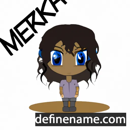 cartoon of the name Mekira