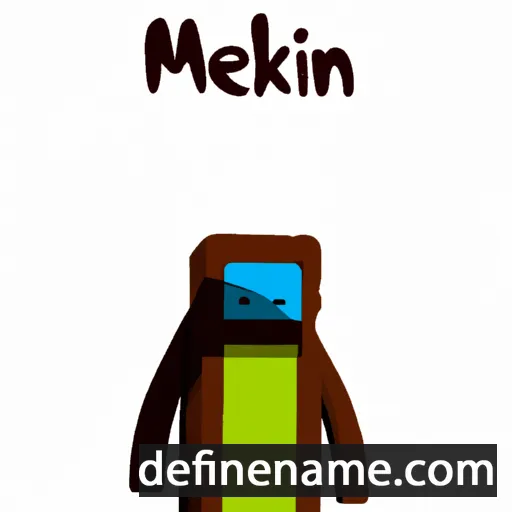 cartoon of the name Mekkín