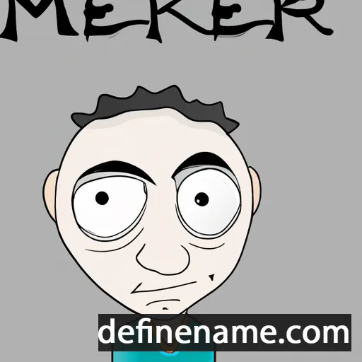 cartoon of the name Mekre