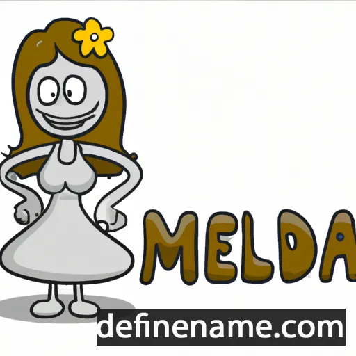 Mel-dela cartoon