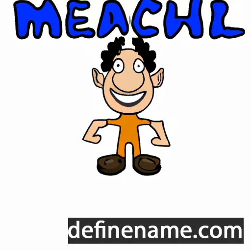 cartoon of the name Melach