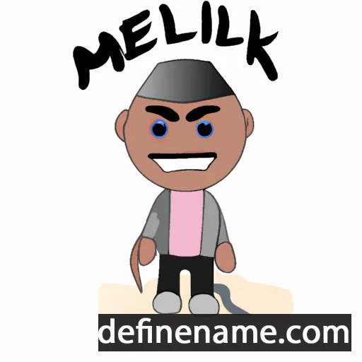 cartoon of the name Melaku