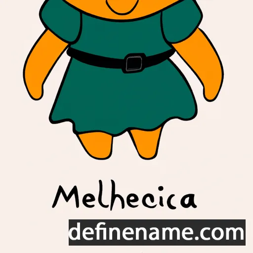 cartoon of the name Melanctha