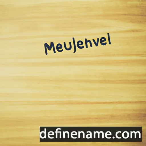 cartoon of the name Melaneu