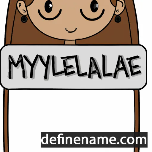 Melayna cartoon