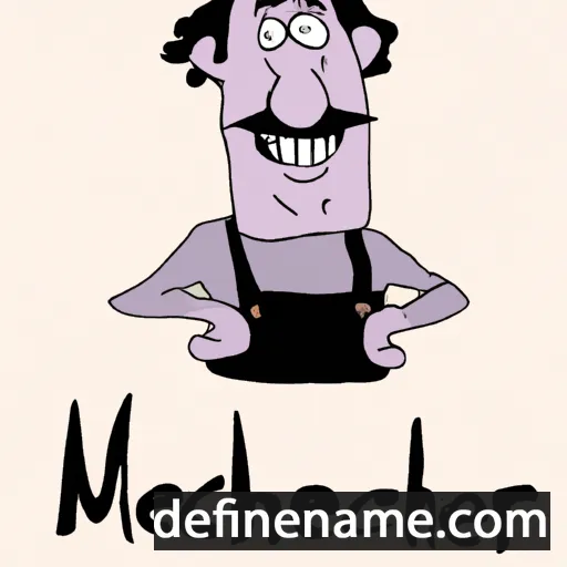 cartoon of the name Melcher