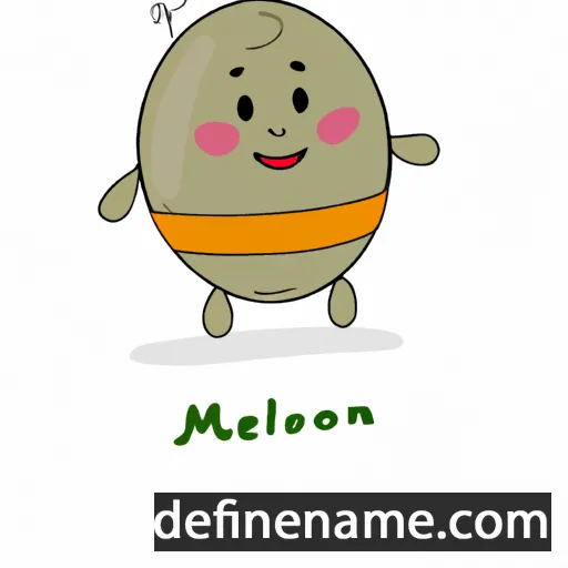 cartoon of the name Melcion