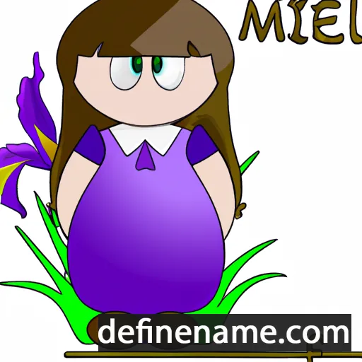 Mele-iris cartoon