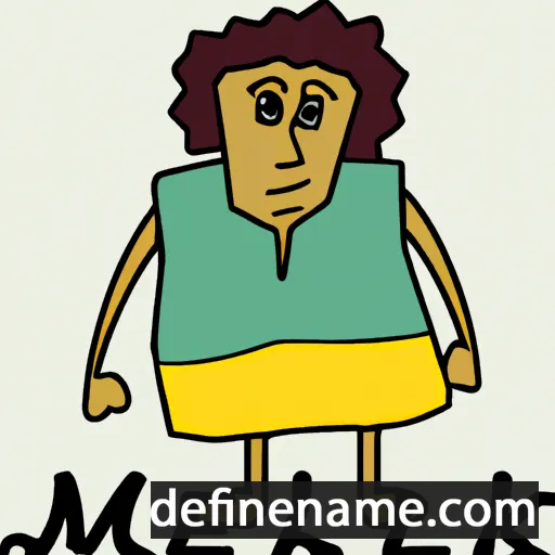 cartoon of the name Meleki