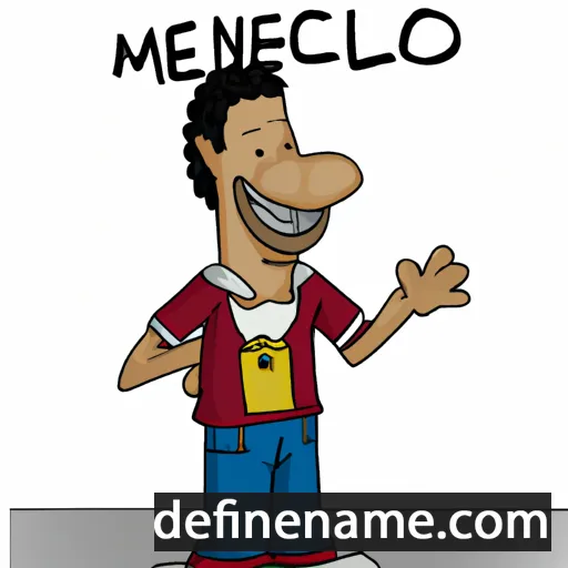 cartoon of the name Melencio