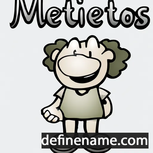 cartoon of the name Meletios