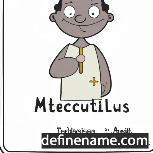 cartoon of the name Meletius