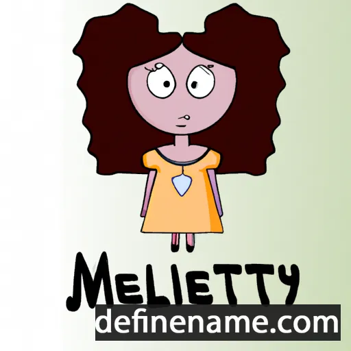 cartoon of the name Melety