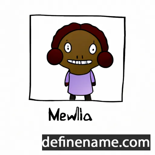 Melewina cartoon