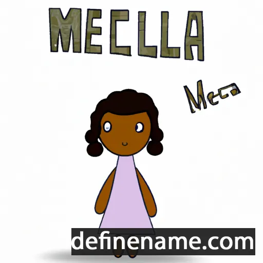 Melicia cartoon