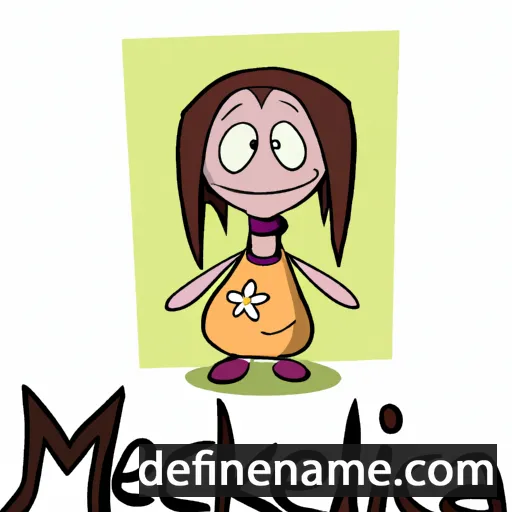 cartoon of the name Melicka