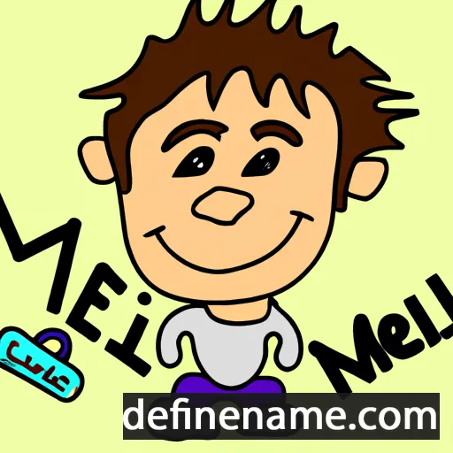 cartoon of the name Melih