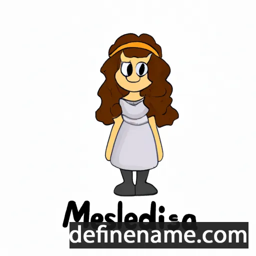 cartoon of the name Melisandra