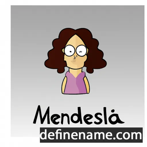 cartoon of the name Melisenda