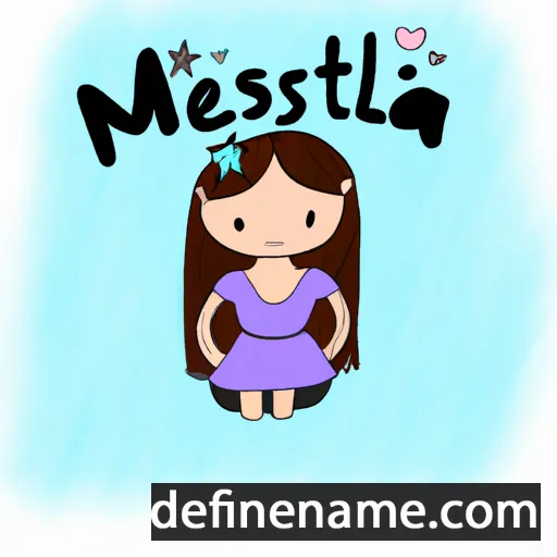 cartoon of the name Melisita