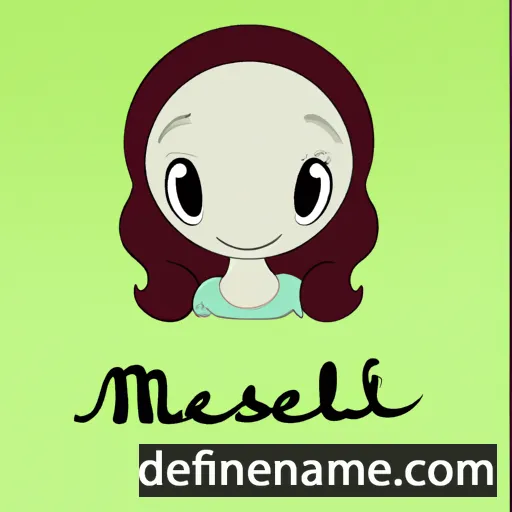 cartoon of the name Melisseu